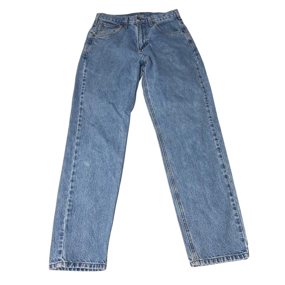 Carhartt B17 STW Relaxed Fit Straight Leg Stonewash Blue Denim Jeans 30 x 32